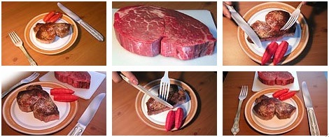 papercraft Steak